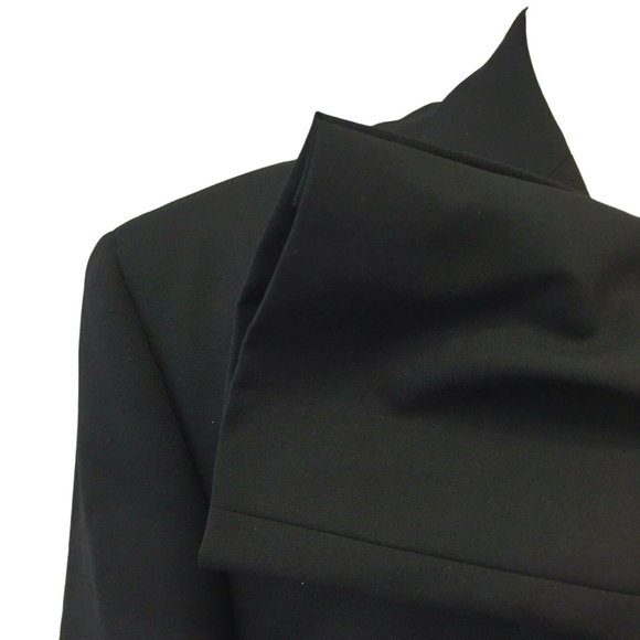 Lands End Suit Jacket Blazer Sports Coat Mens 44L Black 2 Button Single Vent - Picture 9 of 12